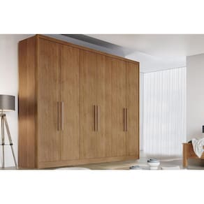 Guarda Roupa Casal 6 Portas e 6 Gavetas New Vértice/Messina Cumaru - Novo Horizonte