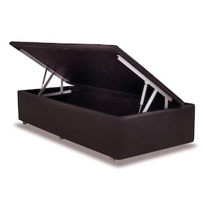 Cama Box Baú Universal Solteiro Courano Brown (88x188x35) - Ortobom