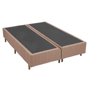 Cama Box Base Queen Universal Bordado Clean (158x198x20) - Polar