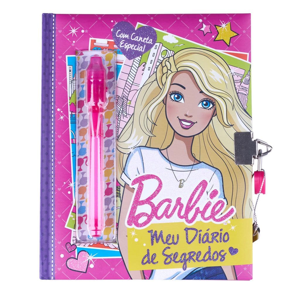 Meu Diário de Segredos com Caneta Mágica Barbie Ciranda Cultural