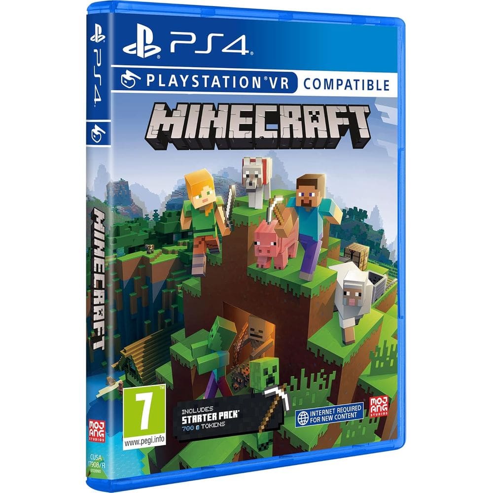 Minecraft Starter Pack Collection (Roda com PSVR) - PS4