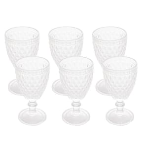 6 Taças para Água Bico de Abacaxi de Vidro 325ml - Lyor