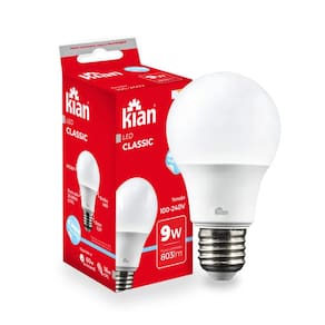 Lâmpada Led Bulbo A60 9W 6.500K Branca Fria Bivolt Kian