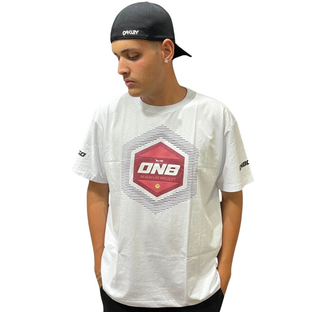 Camiseta Masculina Onbongo Plus Size Branca ON220