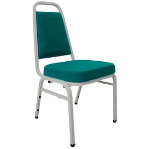 Cadeira Empilhável para Auditórios Linha Hotel Plus Verde