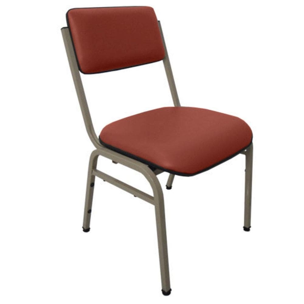 Cadeira Empilhável para Auditórios Linha Hotel Smart Vermelho