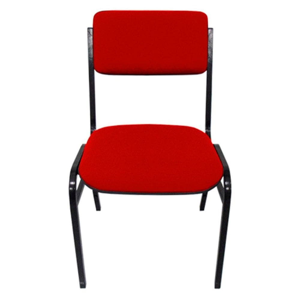 Cadeira Empilhável para Auditórios Linha Hotel Smart Vermelho