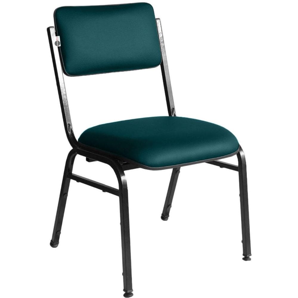 Cadeira Empilhável para Auditórios Linha Hotel Smart Verde