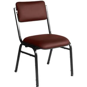 Cadeira Empilhável para Auditórios Linha Hotel Smart Vermelho