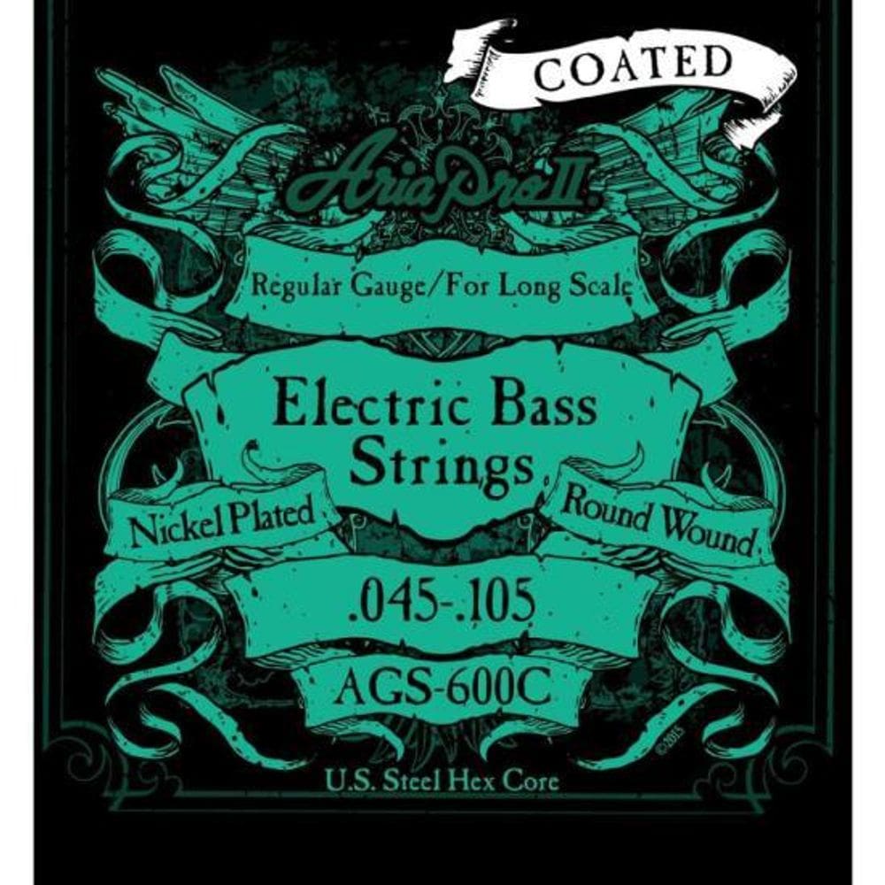 Encordoamento Para Baixo 4 Cordas Coated .045 AGS600C Aria Pro II [F002]