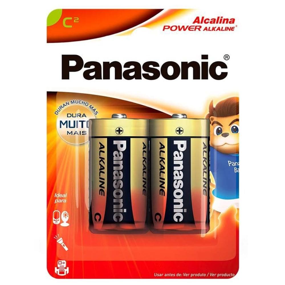 2 Pilhas Alcalinas C Panasonic [F108]
