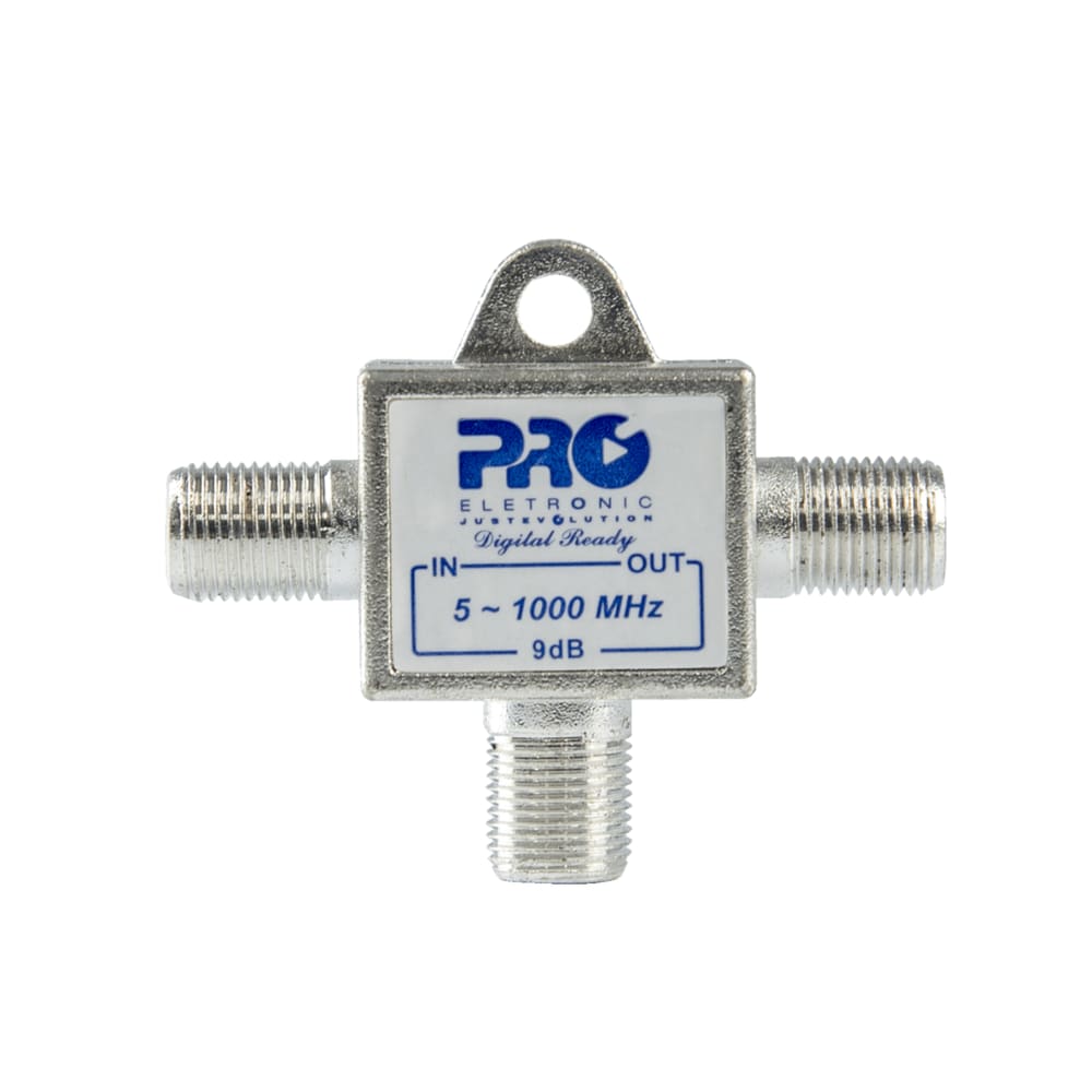 Tomada T 1GHz 9dB solder back