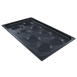 Bandeja Venâncio Chapa De Aço Carbono Antiaderente C/ 8 Cavidades Para Ovos Forno Combinado GN1/1PO