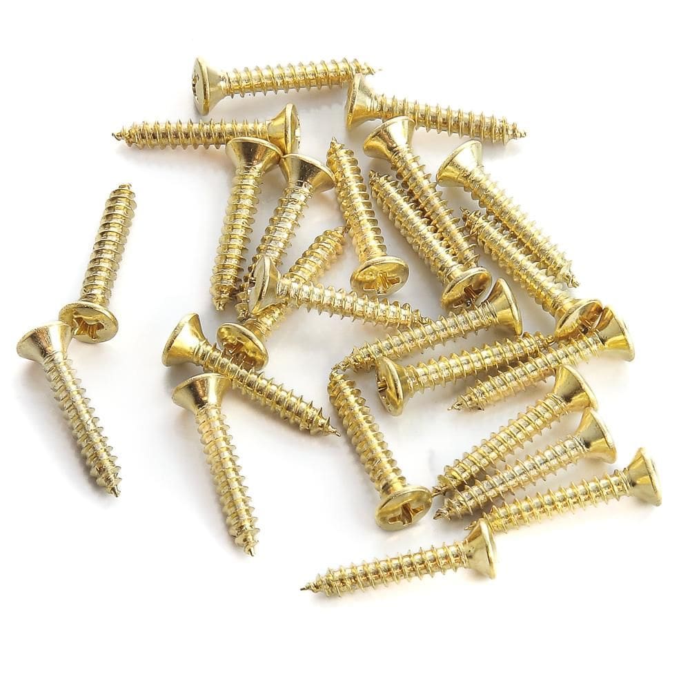 Parafuso Suporte Jack Dourado WO2.5X15-GD (24 Peças) Spirit [F035]