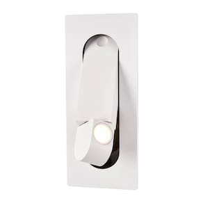 Luminária Cabeçeira de Embutir Branco Led 3000K 3W DS8326 Delis