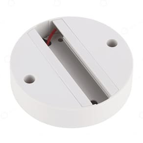 Base Sobrepor Para Spot Trilho Branco 8,5cm Embu Led
