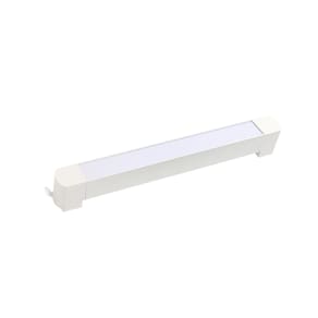 Luminária Led Difusa Preta P/Trilho 20W 4000K Bivolt 34cm