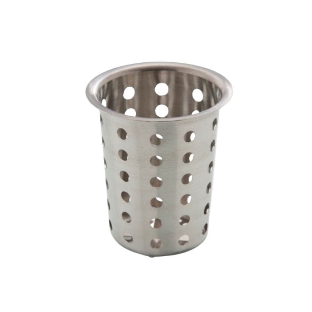 Porta Talher  Redondo Vazado  Inox - Ad