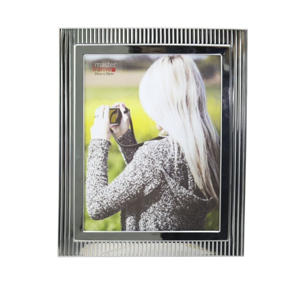 Porta Retrato Decorativo Metal Horizontal Vertical 20X25cm