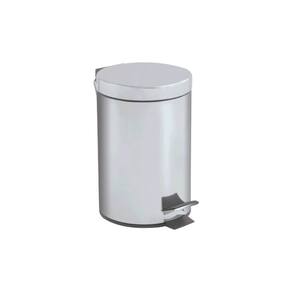 Lixeira Com Com Corpo E Pedal Inox 3 Litros - Ad