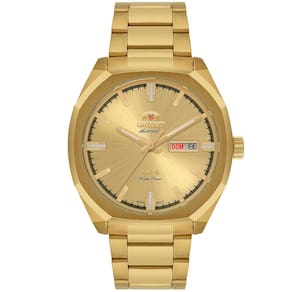 Relógio Orient Masculino Ref: Nh3gg008 C1kx Automático Dourado