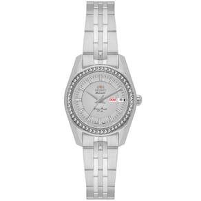Relógio Orient Feminino Ref: Nh6ss006 S1sx Prateado Automático