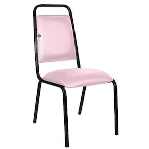 Cadeira Empilhável para Hotelaria Linha Hotel Fremont Rosa