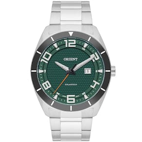 Relógio Orient Masculino Ref: Mbss1488 E2sx Solar Prateado