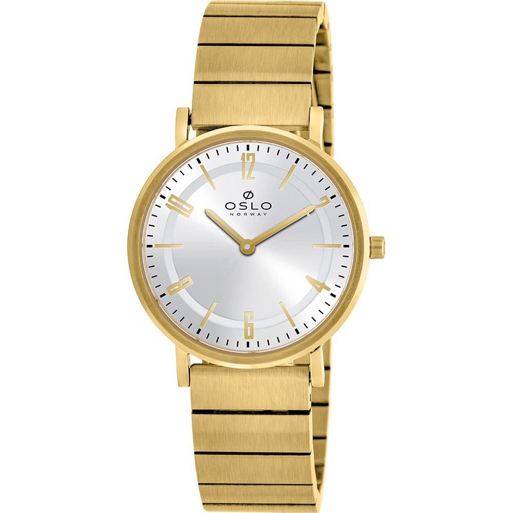 Relógio Oslo Feminino Ref: Ofgsss9t0035 S2kx Slim Dourado