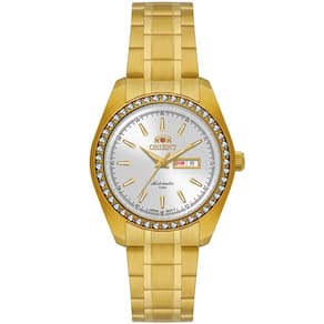 Relógio Orient Feminino Ref: Nh6gg003 S1kx Dourado Automático