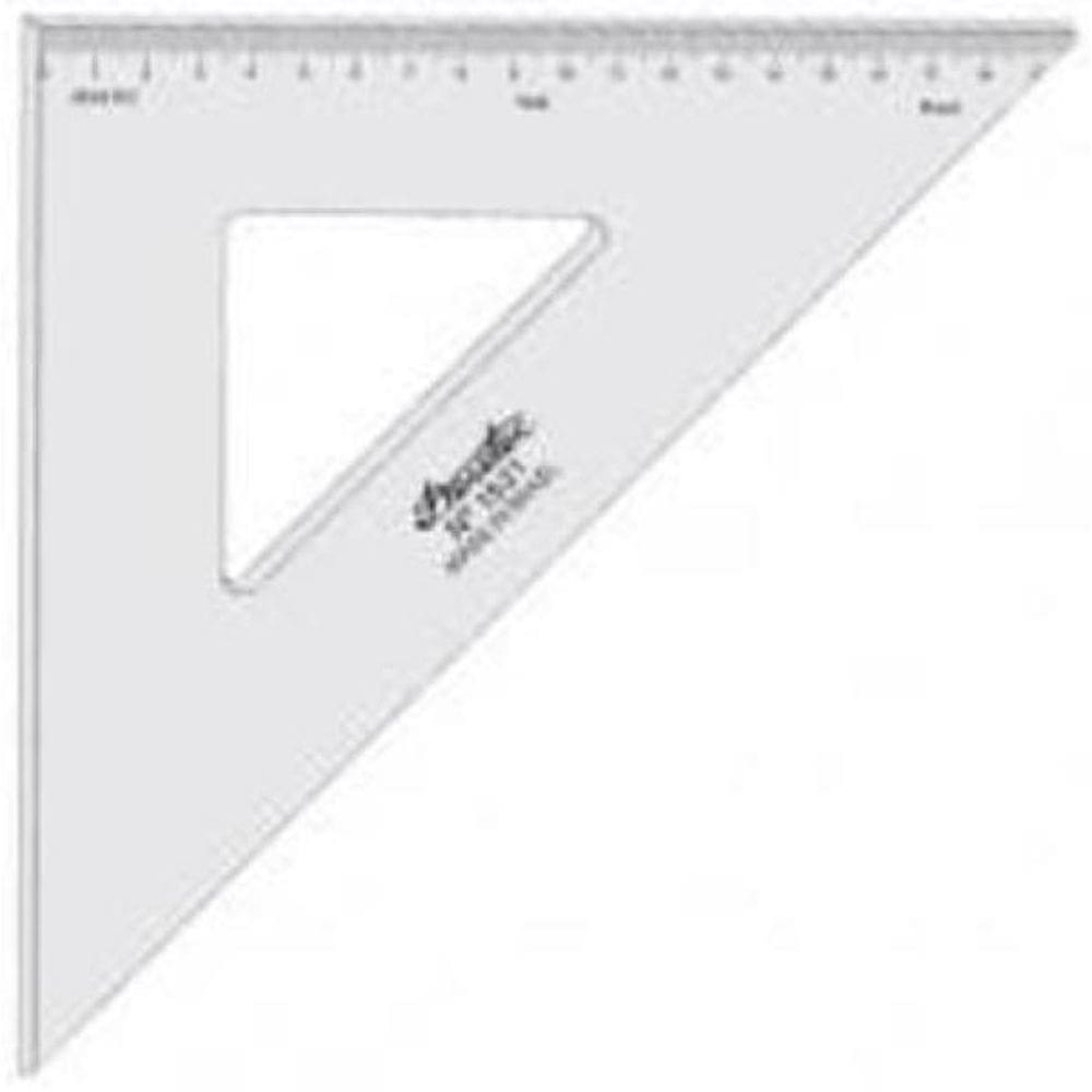 Esquadro Acrilico 16Cm 45 Com Graduacao - 1516