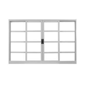 Janela De Correr Mgm Aco 4 Folhas 100X120cm Rq120mm Branco