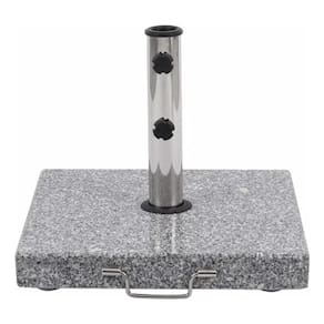 Suporte Ombrelone Guarda-sol Base Granito Com Roda 30kg