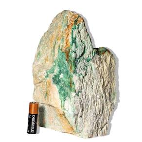 01 Jadeita Pedra Pé Serrado Natural 2 a 3Kg 15 a 20cm Tipo C