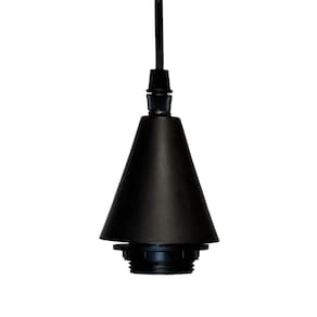 Conjunto Para Pendente Kit Base + Soquete E27 Bivolt Preto