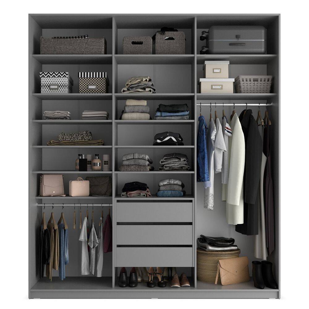 Closet Casal 100% Mdf Bp 3 Vaos | Casas Bahia
