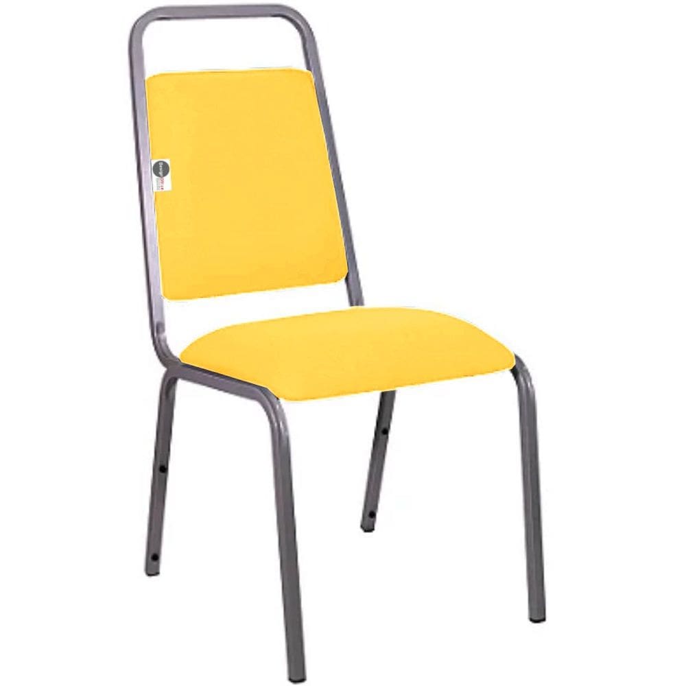 Cadeira Empilhável para Hotelaria Linha Hotel Fremon Amarelo