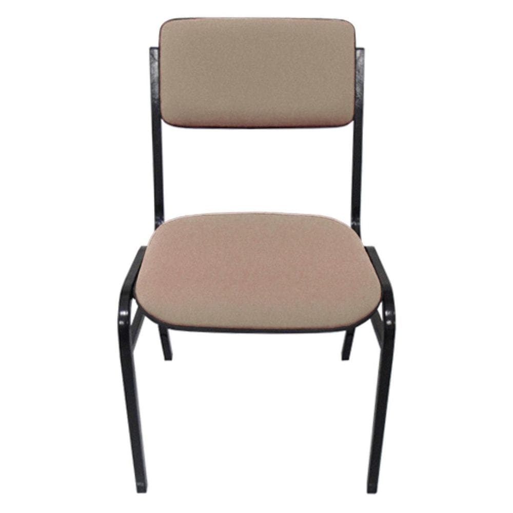 Cadeira Empilhável para Auditórios Linha Hotel Smart Bege