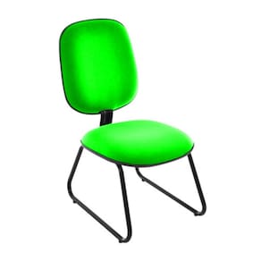 Cadeira Diretor Trapézio para Escritório Linha Uno Verde