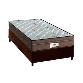 Conjunto Box Solteiro: Colchão Molas Probel Ensacadas ProDormir Pallace + Base CRC Suede Brown (88x188)
