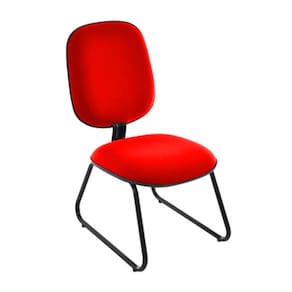 Cadeira Diretor Trapézio para Escritório Linha Uno Vermelho