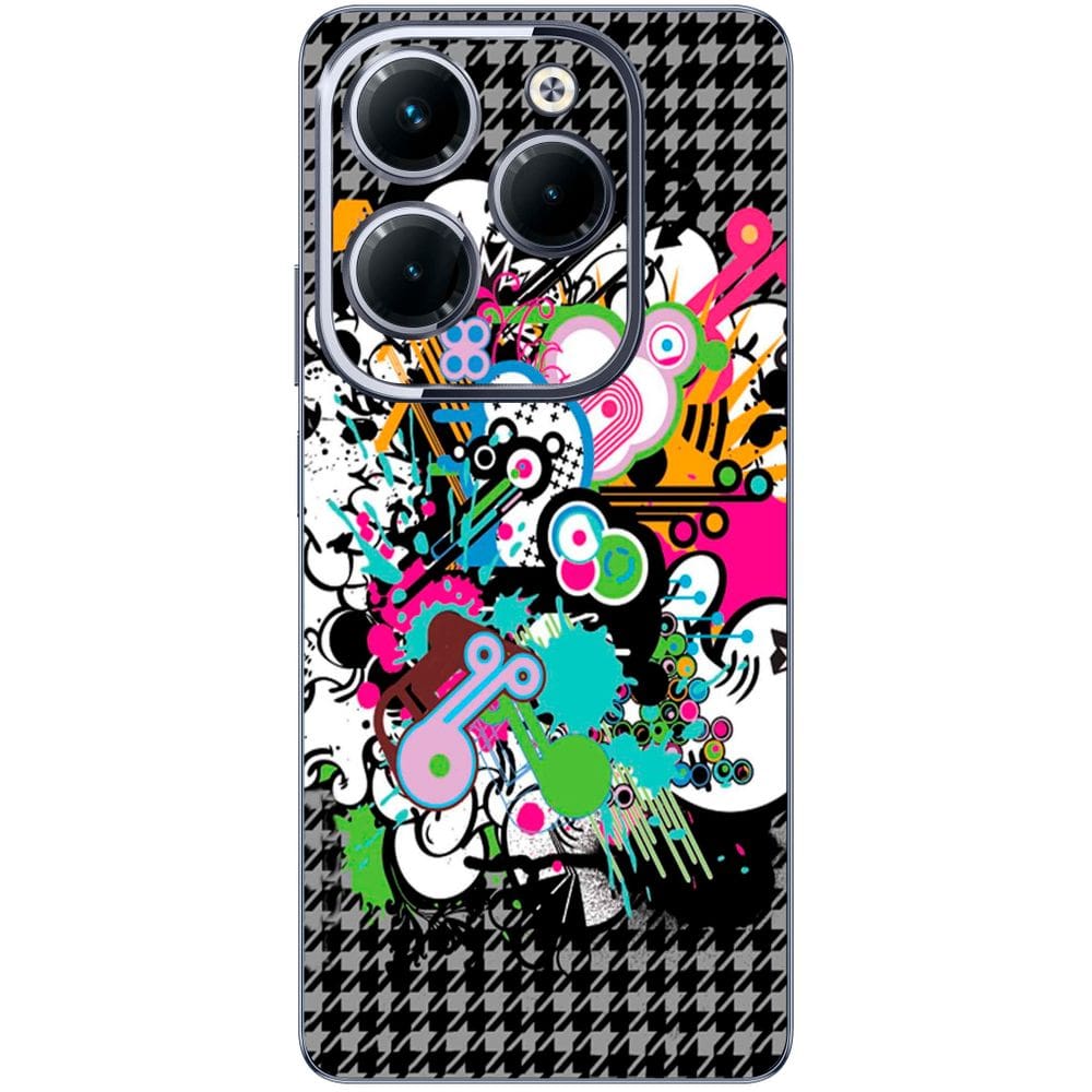 Capa Adesivo Skin022 Verso Para Infinix Hot 40 Pro (X6837)