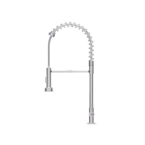 Kit 2 Torneiras Gourmet Cozinha Monocomando Duo Escovada Civitt Cinza