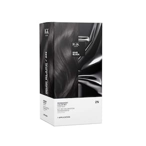 Kit de coloração de cabelo IGK Permanent 00:00 PRETO Quase preto 2N 140