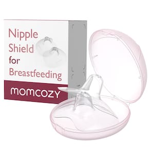 Nipple Shields Momcozy 100% silicone de qualidade alimentar de 20 mm