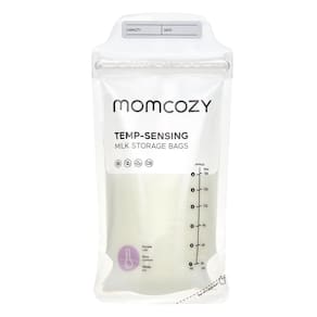 Sacos de armazenamento de leite materno Momcozy Temp-Sensing 200 unidades 180 ml