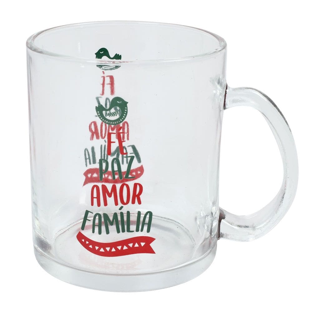 Caneca Magia Natal Cv244275 Cazza Vidro