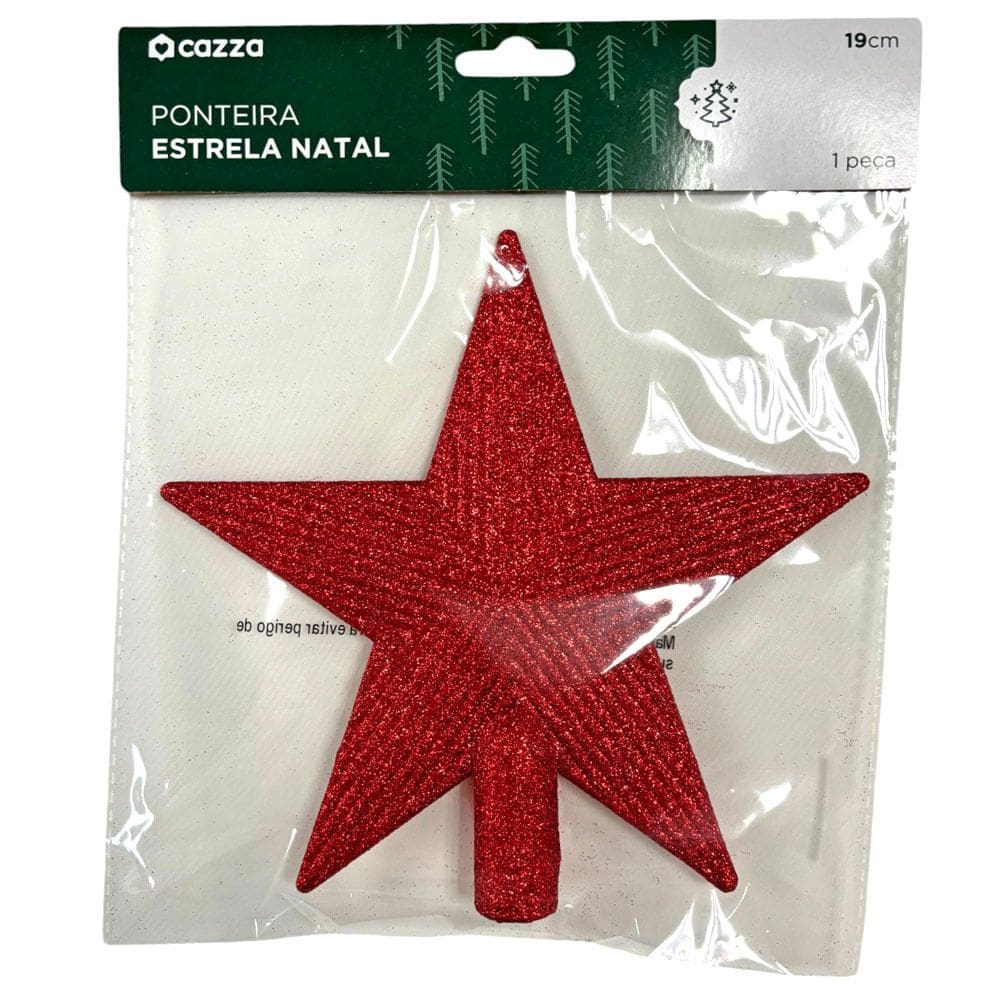 Ponteira Estrela Plast 20x18cm CV244499 Cazza Vm