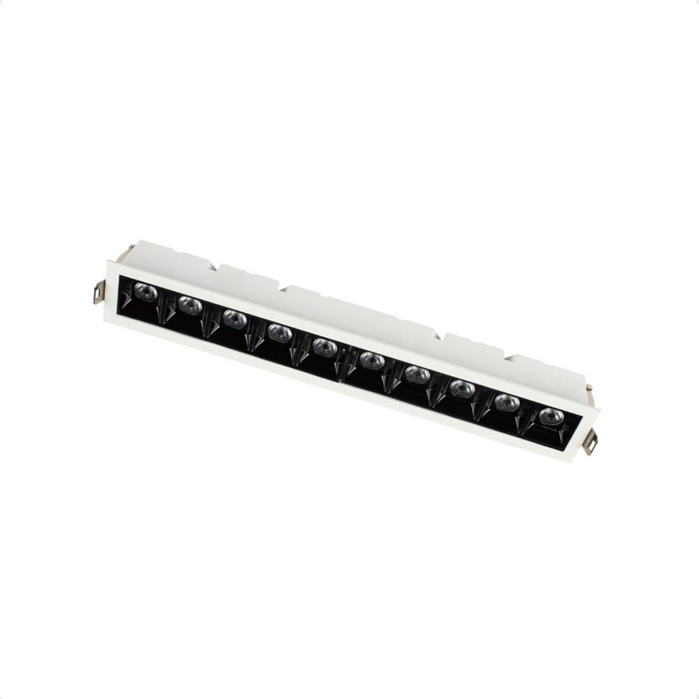 Spot De Led Embutir Taschibra Arch Pontual 20W 2700K Bivolt Branco com Preto