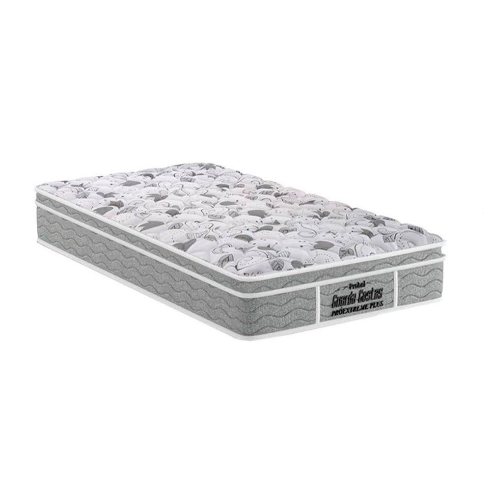 Colchão Solteiro D45 / Anatômico Guarda Costas Próextreme Plus Euro Pillow Gray (88x188x24) - Probel